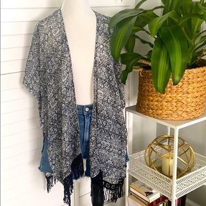 Bobeau boho kimono beach swim coverup